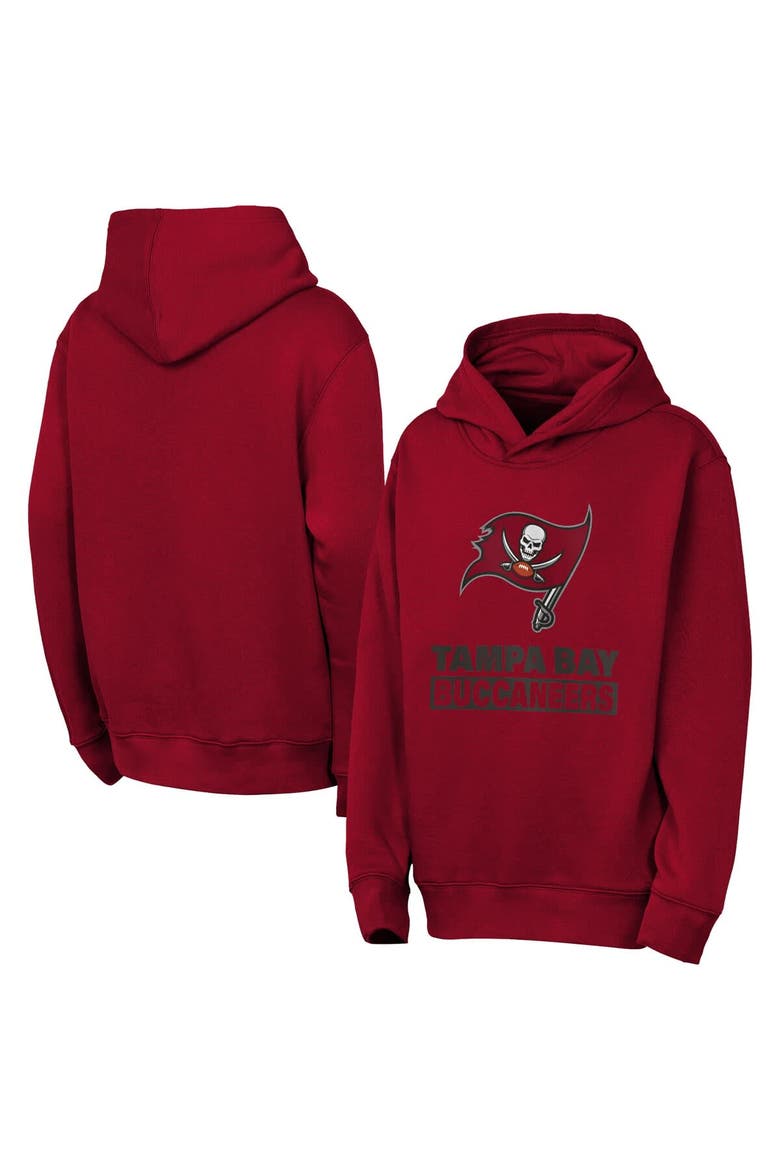 Youth Outerstuff  Red Tampa Bay Buccaneers Back to Basics Hoodie, Main, color, Red