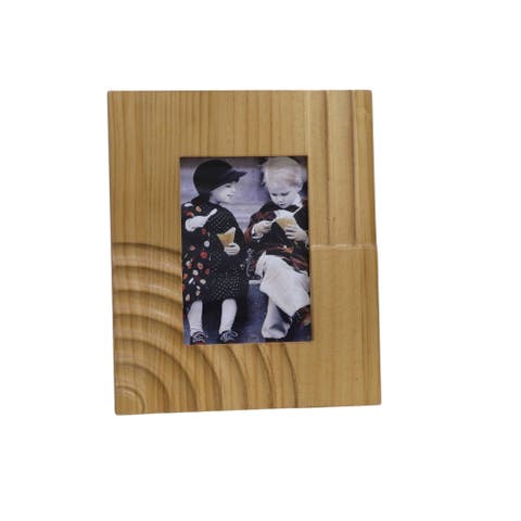 Concentric Carved Photo Frame 5x7