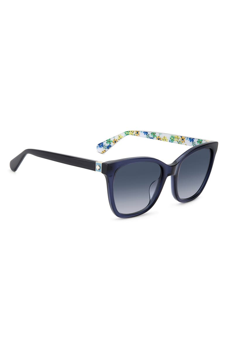 Kate Spade New York desis 55mm cat eye sunglasses, Alternate, color, Blue