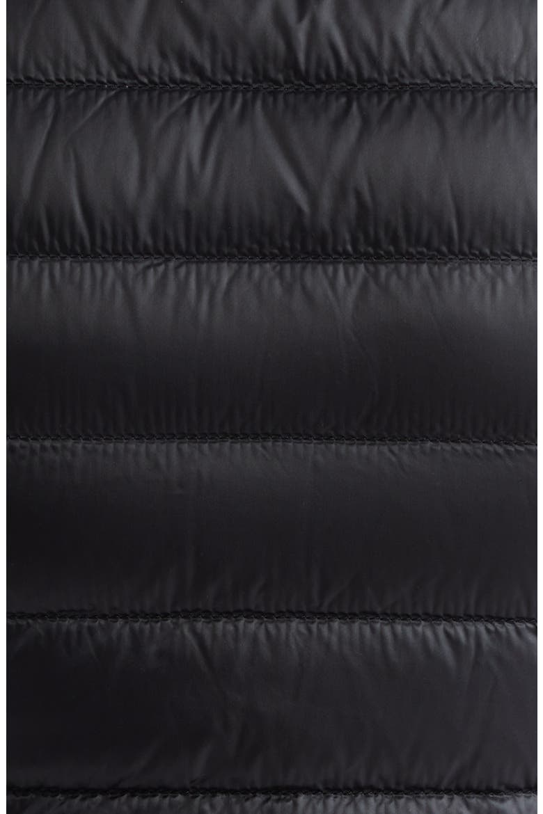 Liane Quilted Down Puffer Vest, Alternate, color, BLACK