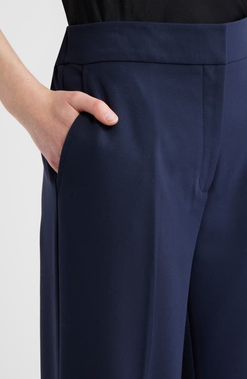 Nordstrom The Lennox Wide Leg Trousers In Blue
