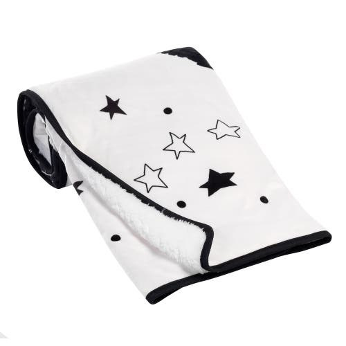 Lambs & Ivy Star Wars Millennium Falcon Soft Faux Shearling Baby Blanket In White