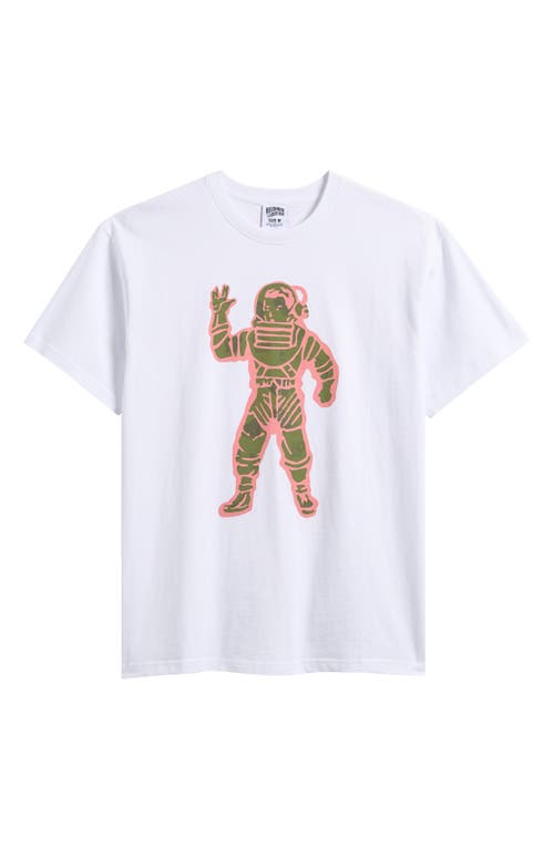 Billionaire Boys Club Astronaut Diamond Dollar Cotton Graphic T-shirt In White