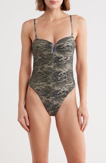 【THE MOZZ】Minyu Twist One Piece Magicsuit Hazy Daze Lisa One Piece Swimsuit – Miraclesuit