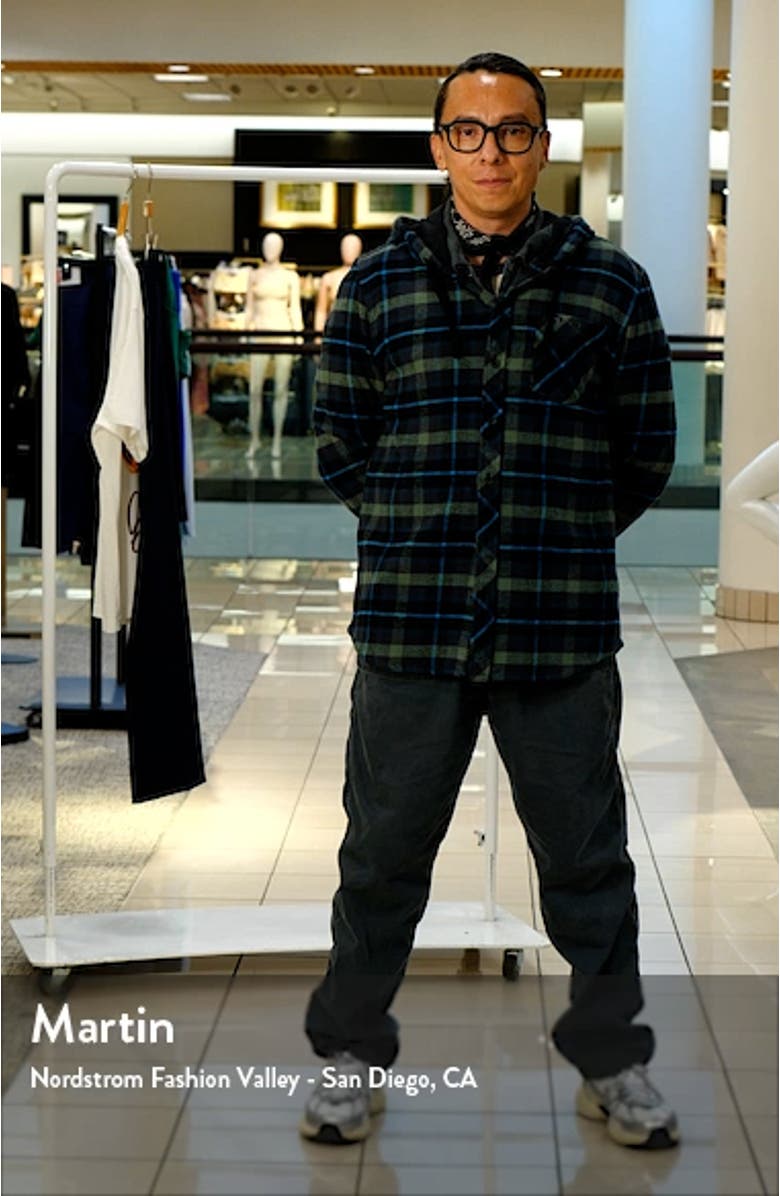 Clayton Plaid Hooded Button-Up Shirt, sales video thumbnail