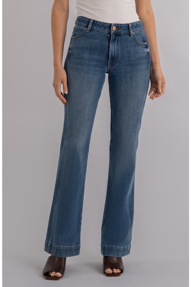 Natalie Paneled High Waist Bootcut Jeans, Main, color, ALLIANCE