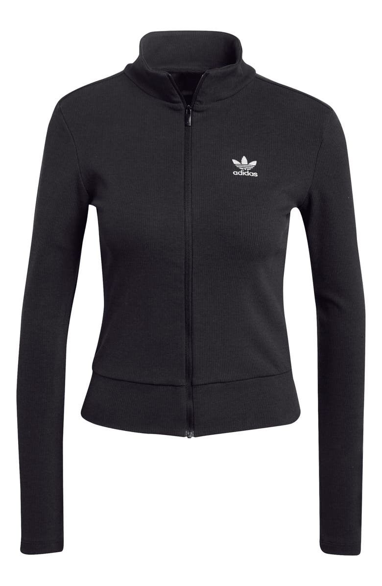 adidas Trefoil Essentials Rib Track Jacket, Alternate, color,