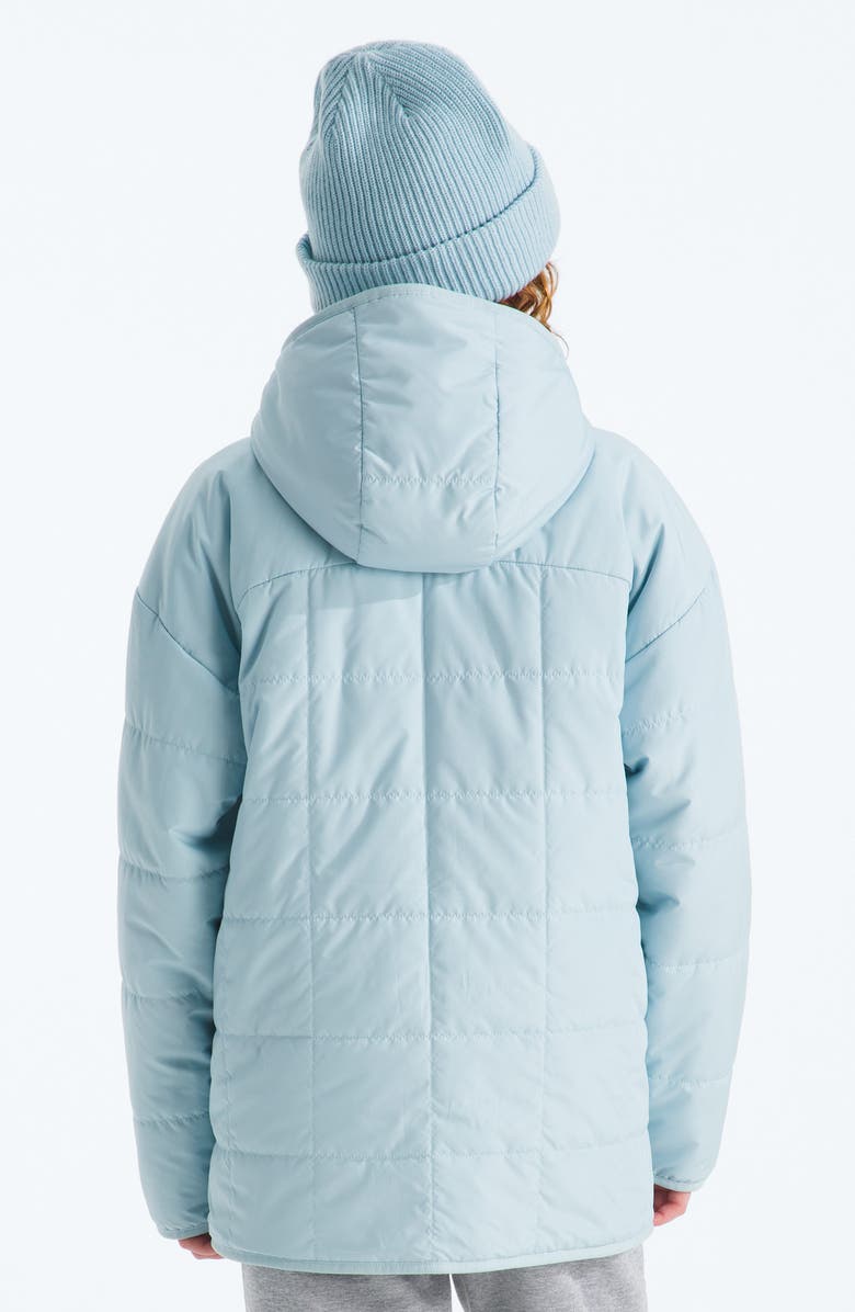 The North Face Kids' Shasta Water Repellent Reversible Hooded Jacket, Alternate, color, Polar Haze