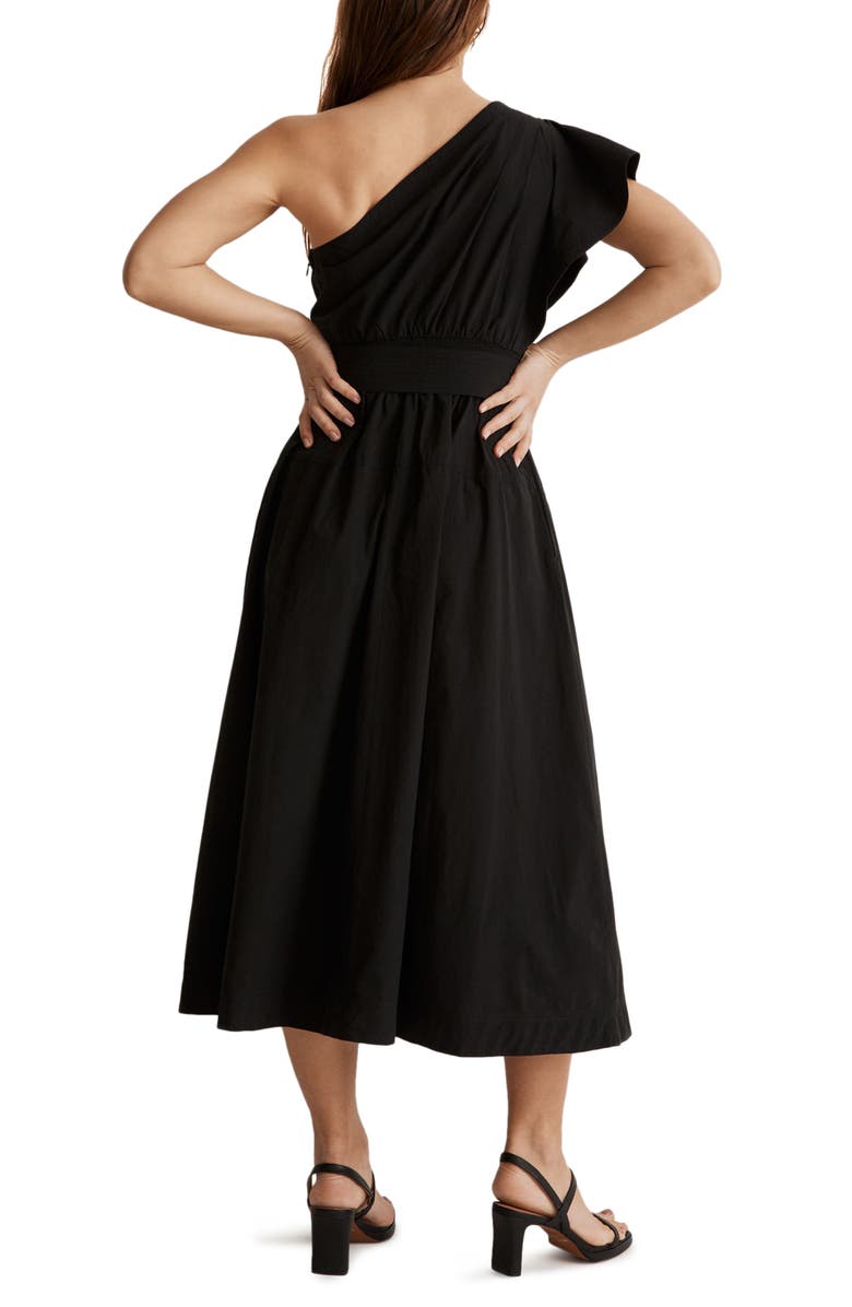 Dolores Ruffled Hem Strapless One-Shoulder Full midi Dress main image 0