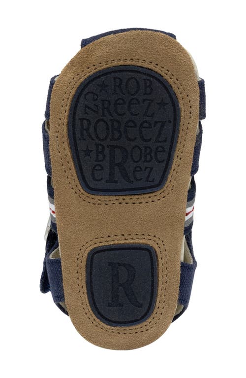Shop Robeez ® Kids' Stuart Sandal In Navy