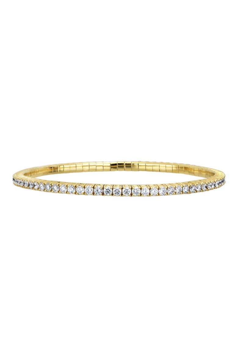 Audrey Trend Diamond Stretch Bracelet, Main, color, 18K YELLOW GOLD