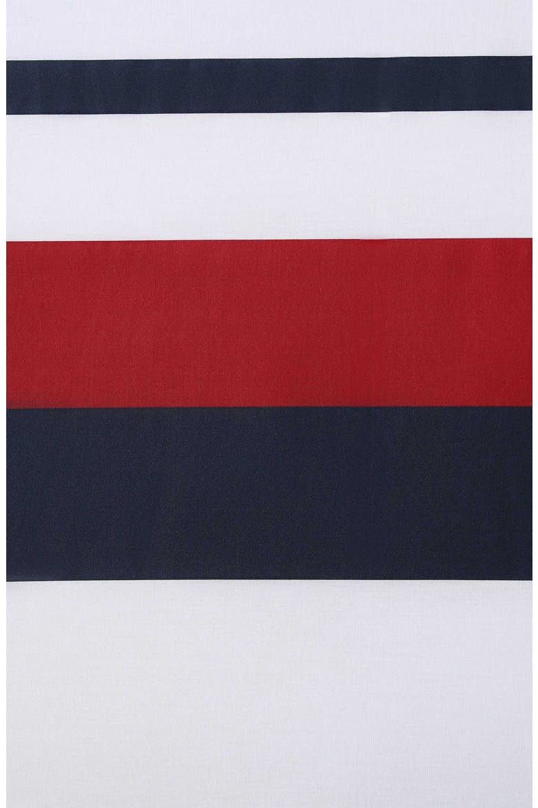 Classic Stripe Comforter & Shams Set, Alternate, color, WHITE/ RED/ NAVY
