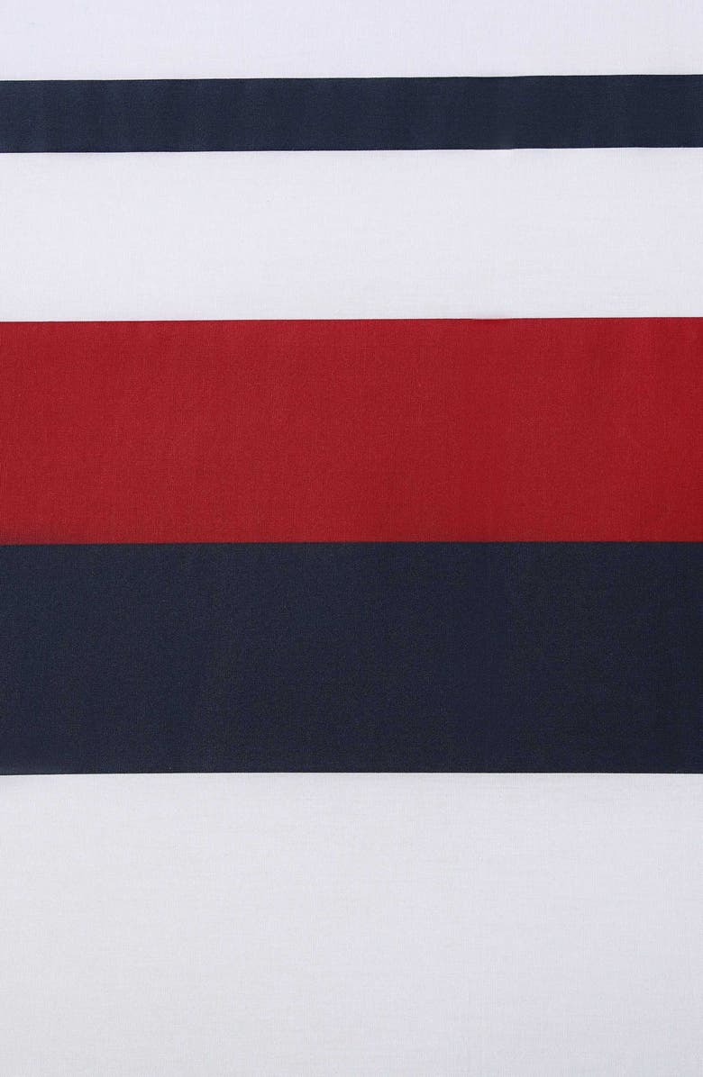 Tommy Hilfiger Classic Stripe Comforter & Shams Set, Alternate, color, White/ Red/ Navy