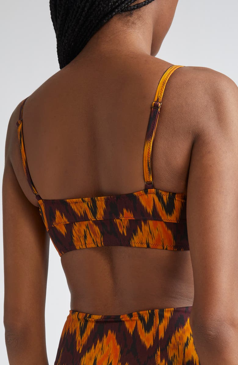 Ulla Johnson Zahara Underwire Bikini Top, Alternate, color, Terra