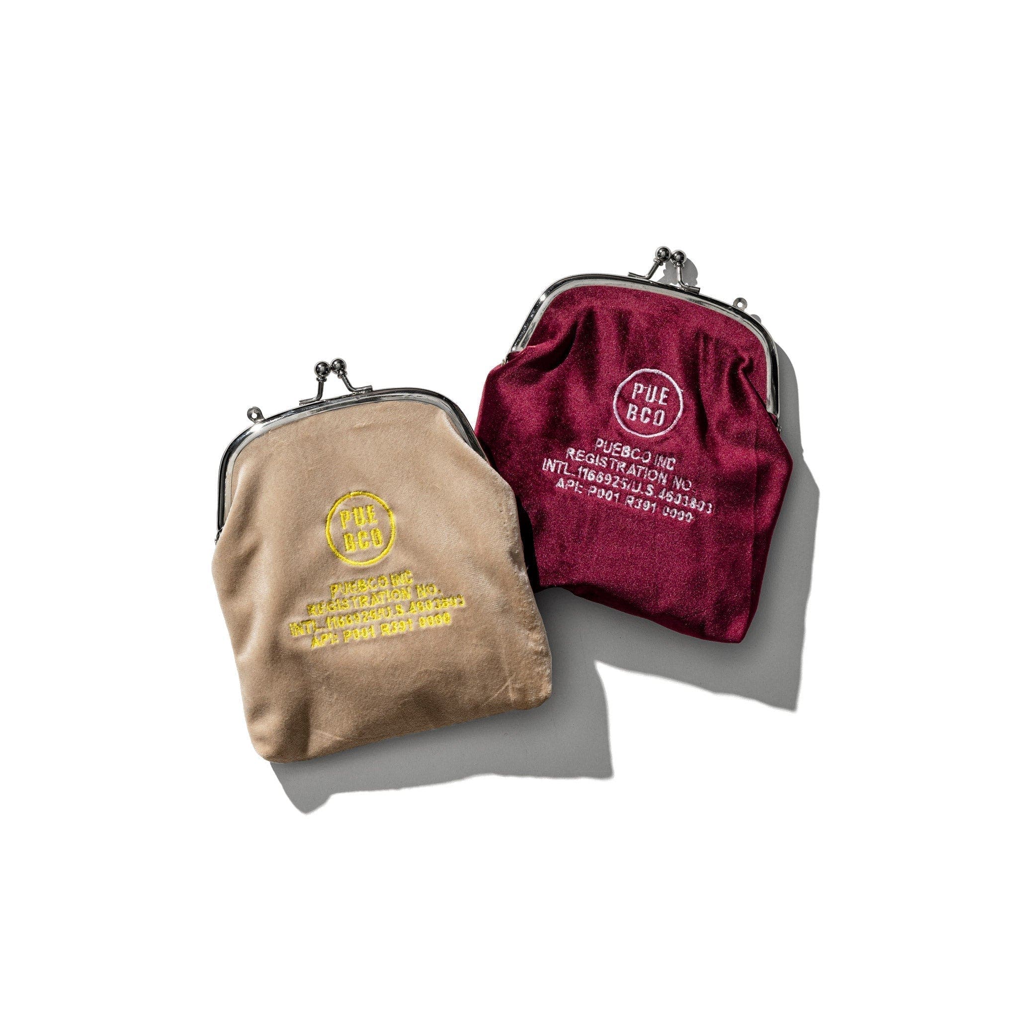 PUEBCO Velvet Frame Pouch, Alternate, color, Beige