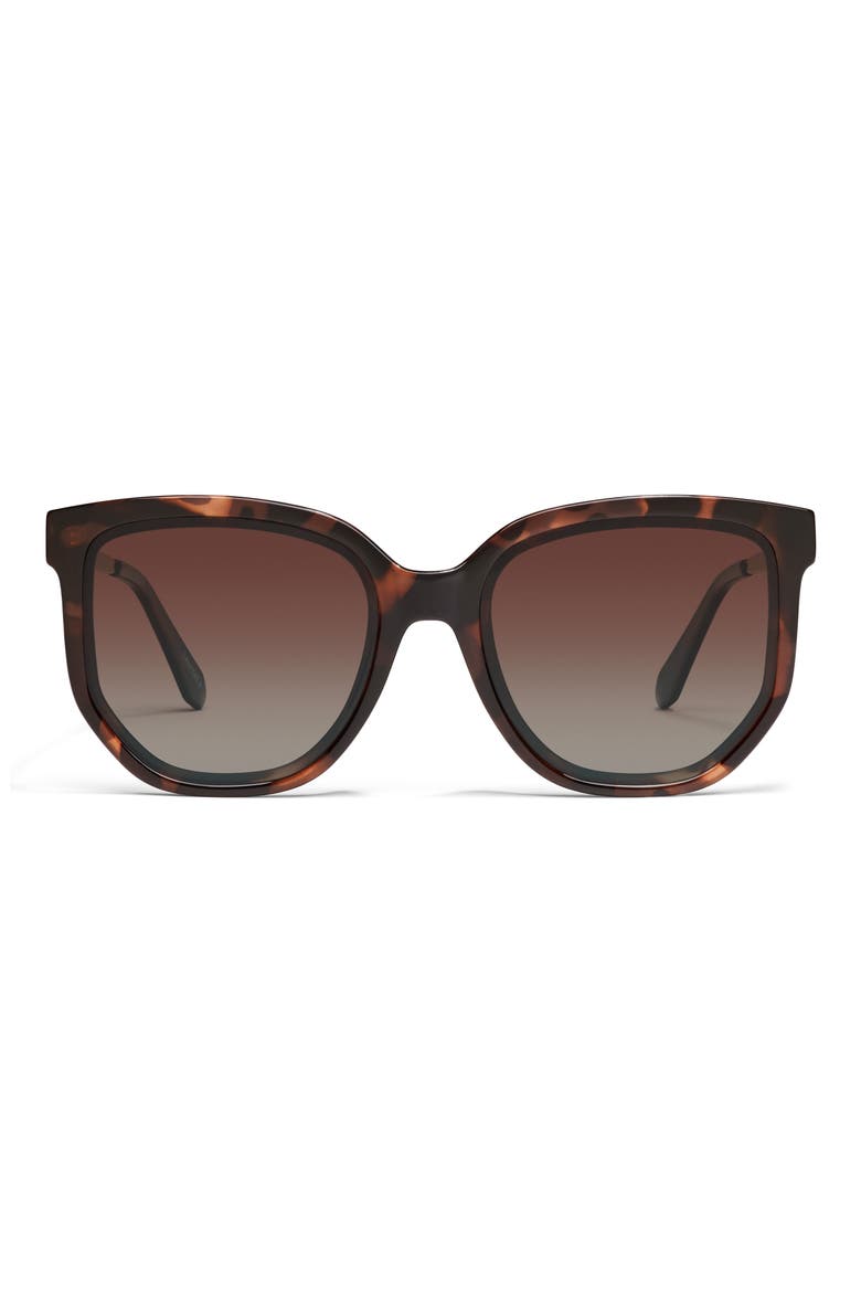 QUAY Coffee Run 53mm Gradient Round Sunglasses (Women  display picture 3