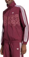 adidas Originals Floral Embroidered Loose Track Jacket