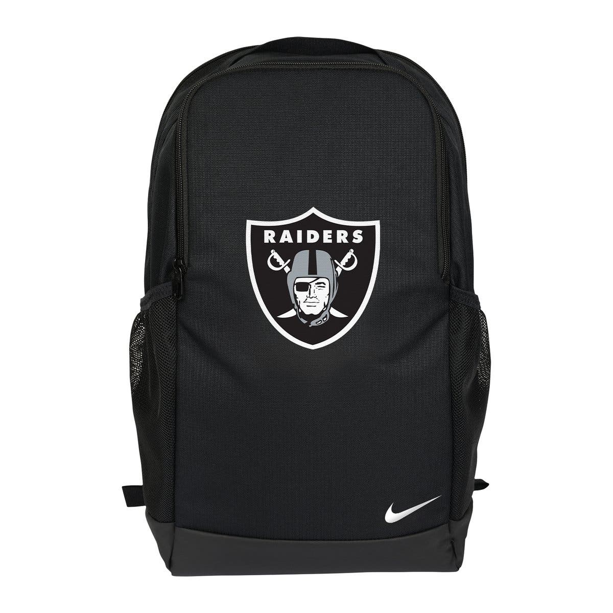 Las Vegas Raiders Primary Logo Backpack, Alternate, color, Black