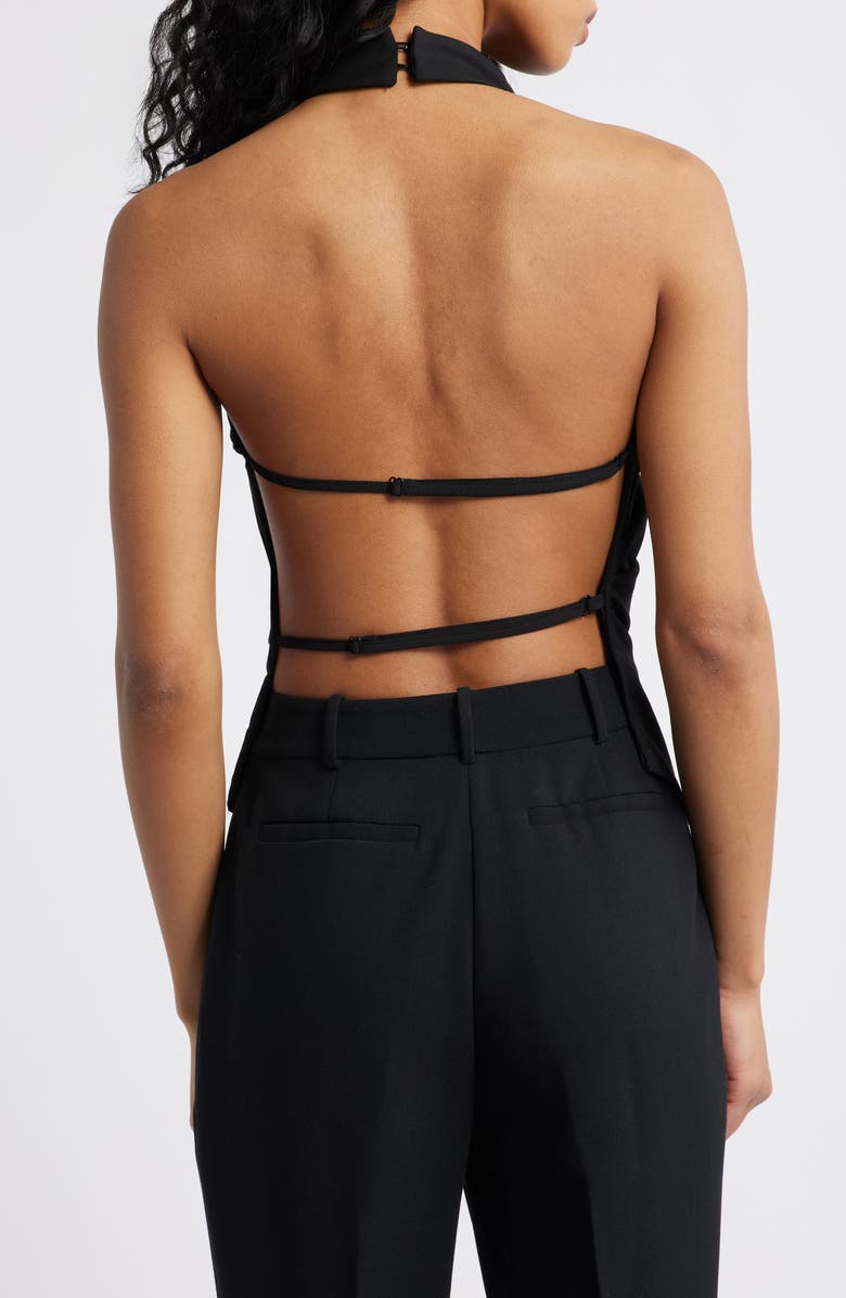 MANGO Emilia Sleeveless Asymmetric Top, Alternate, color, Black