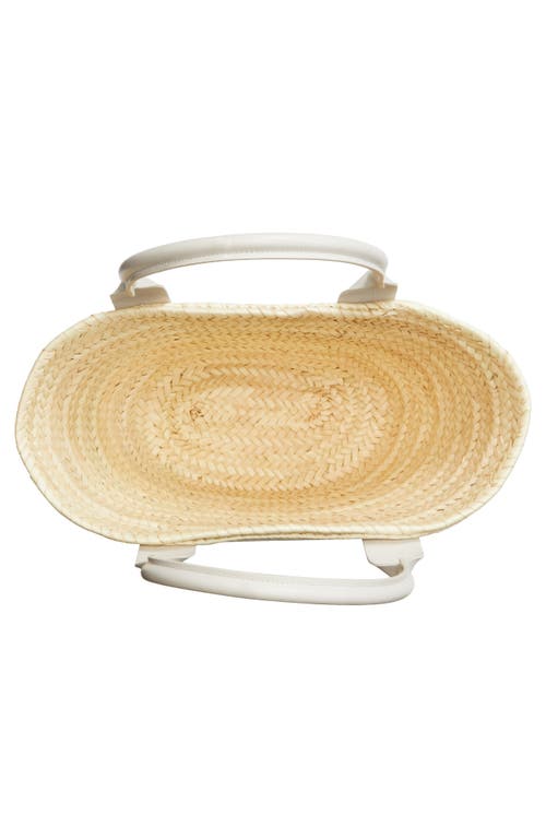 Demellier The Santorini Bucket Hat In Natural/off White