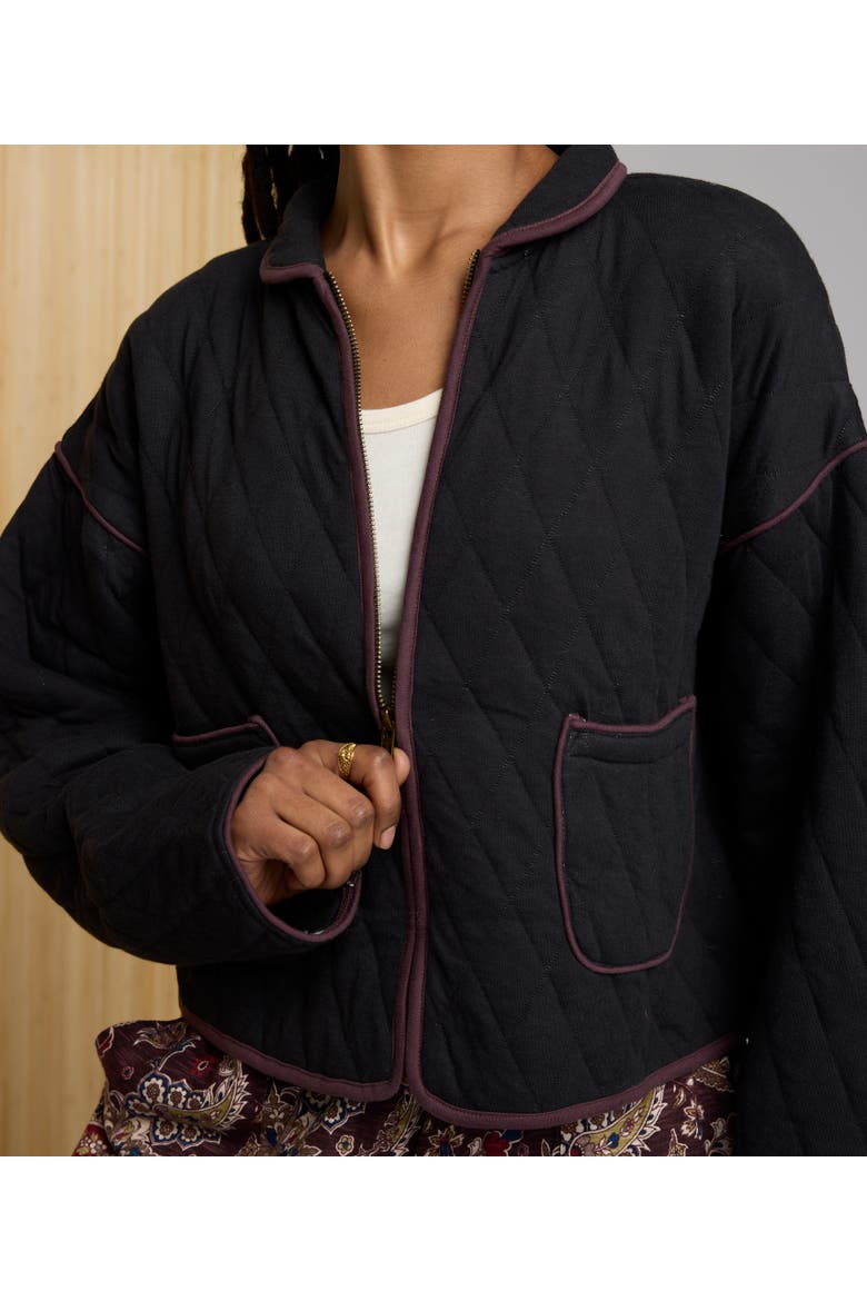 Elderberry Jacket, Alternate, color, Black/Fudge
