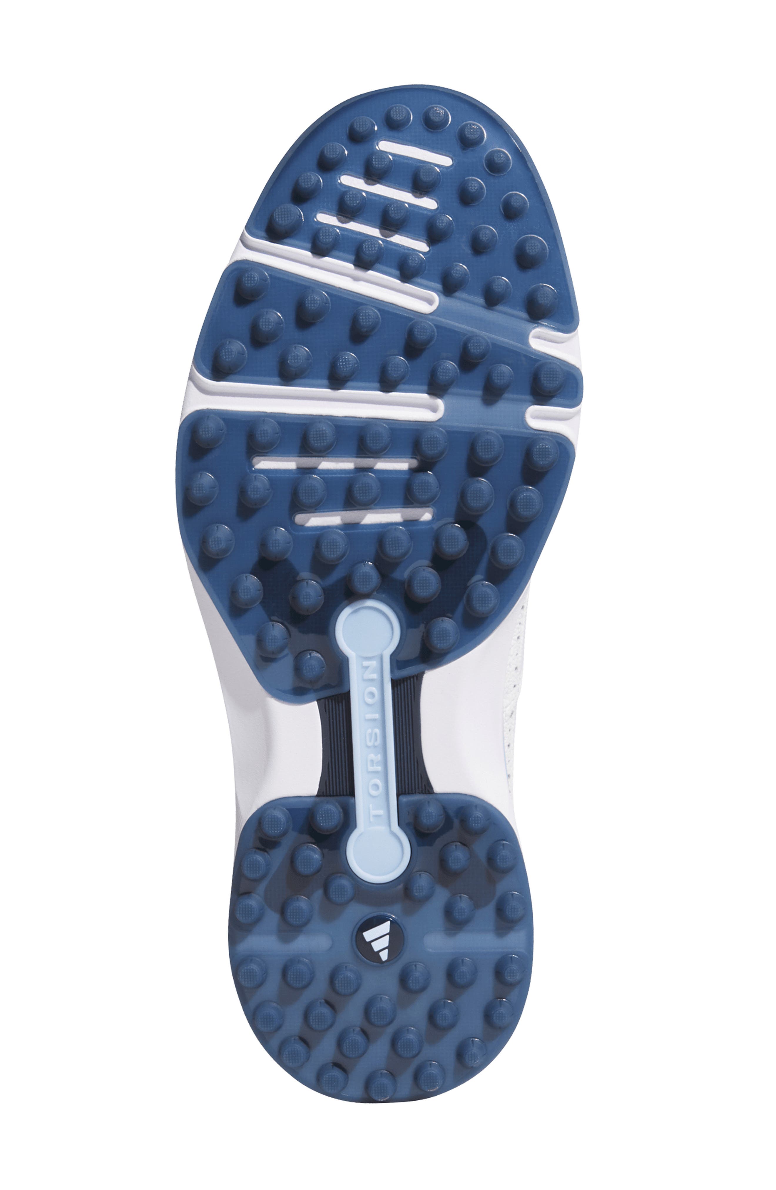 adidas MC80 Spikeless Golf Shoe, Alternate, color, White/ Blue