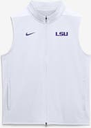 Nike Men's Nike White LSU Tigers Primetime Victory Therma-FIT Full-Zip Vest