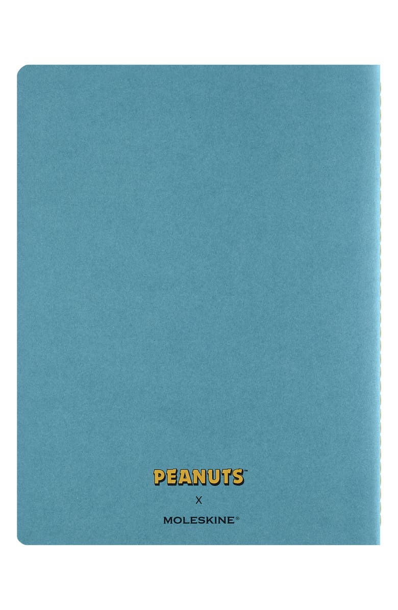 Moleskine Peanuts Linus Extra-Large Ruled Notebook, Alternate, color, Blue