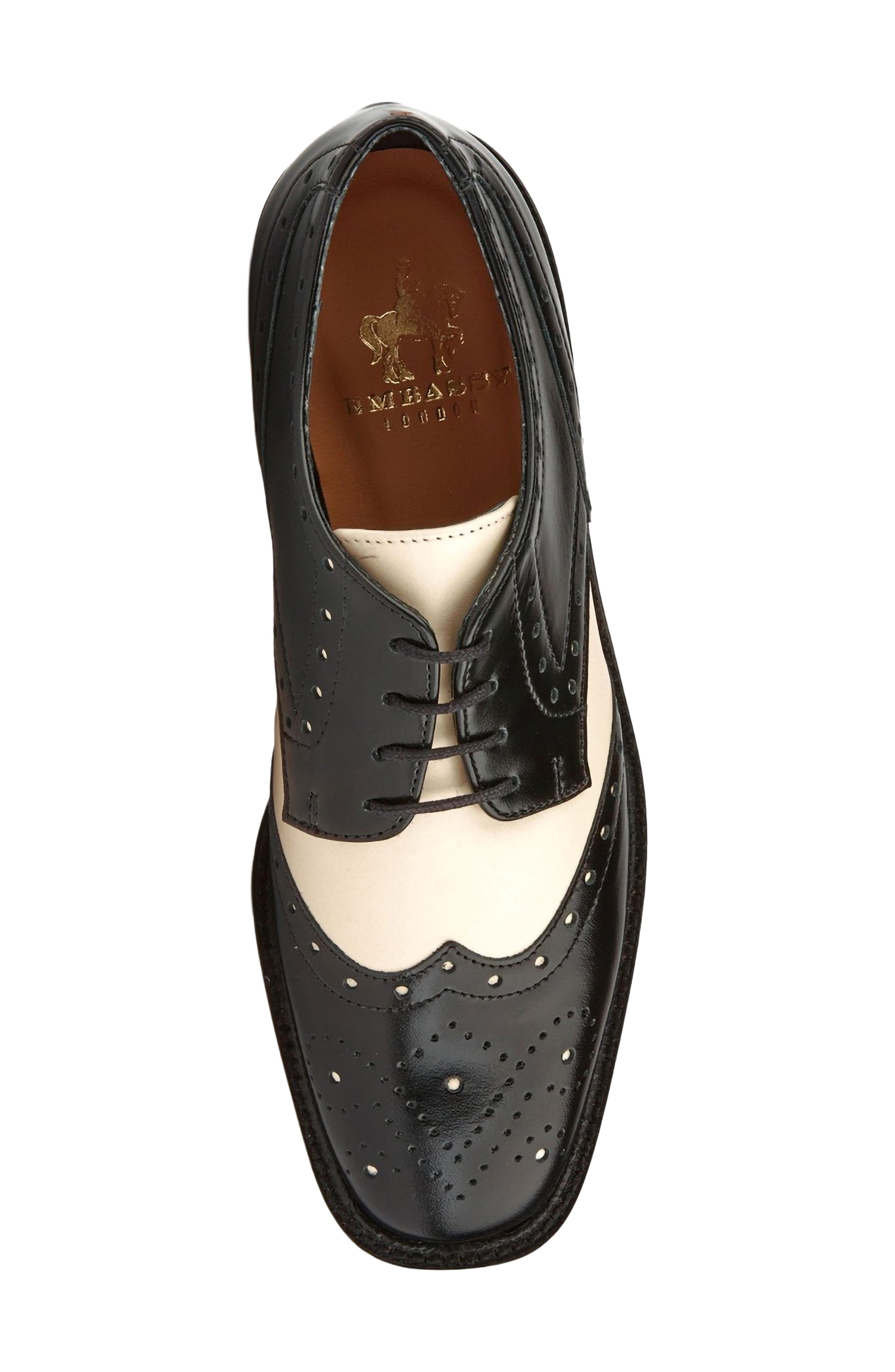Eton Wingtip Derby, Alternate, color, BLACK
