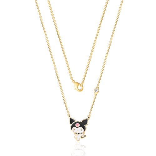 Hello Kitty Crystal Kuromi Necklace In Gold