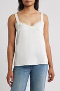 Liverpool Los Angeles Lace Trim Satin Camisole