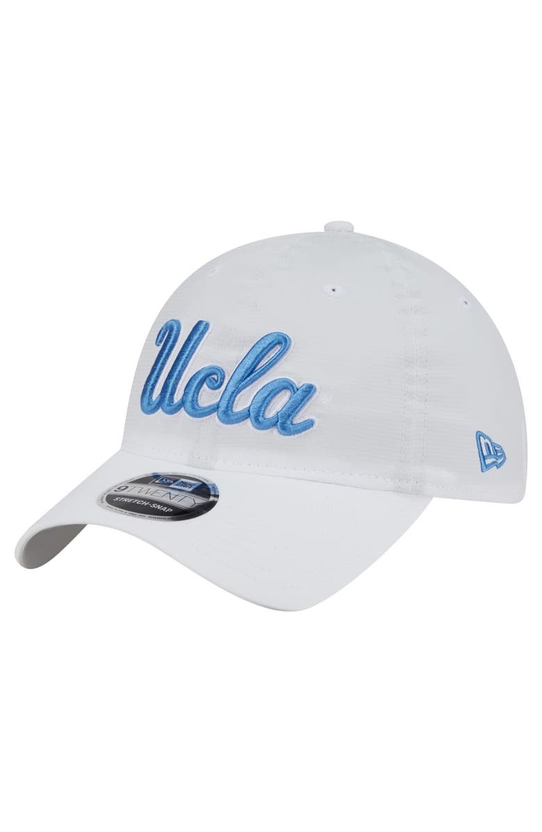 New Era Men's New Era White UCLA Bruins Active Ripstop 9TWENTY Adjustable Hat, Main, color, White