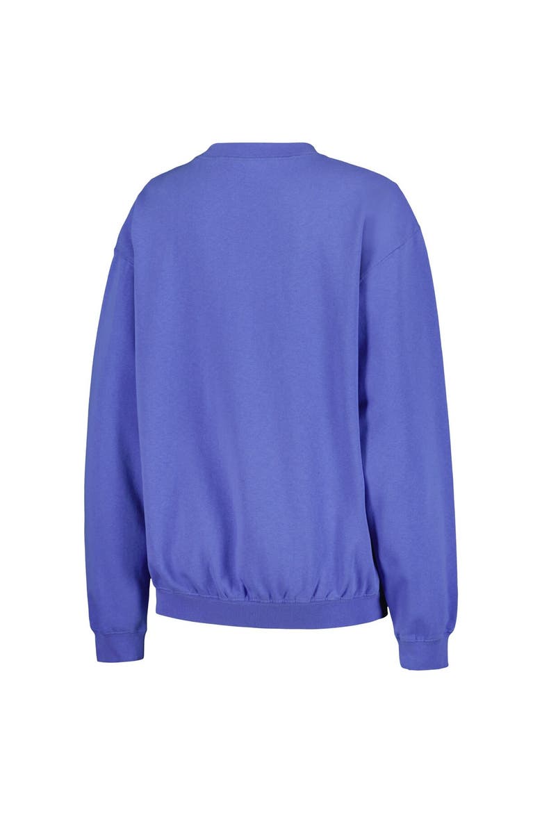 Women's Soft as a Grape Royal Chicago Cubs Pigment Dye Pullover Sweatshirt, Alternate, color, Royal