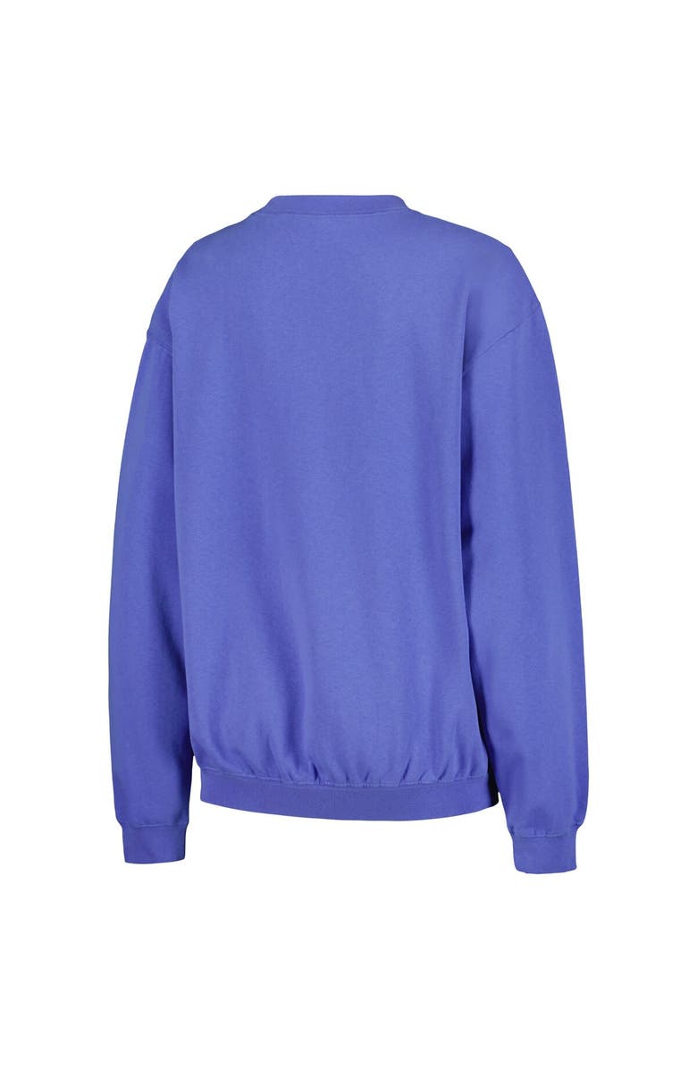SOFT AS A GRAPE Women's Soft as a Grape Royal Chicago Cubs Pigment Dye Pullover Sweatshirt, Alternate, color, 