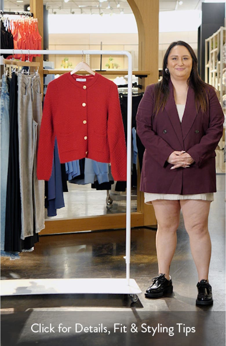 Textured Cardigan, sales video thumbnail