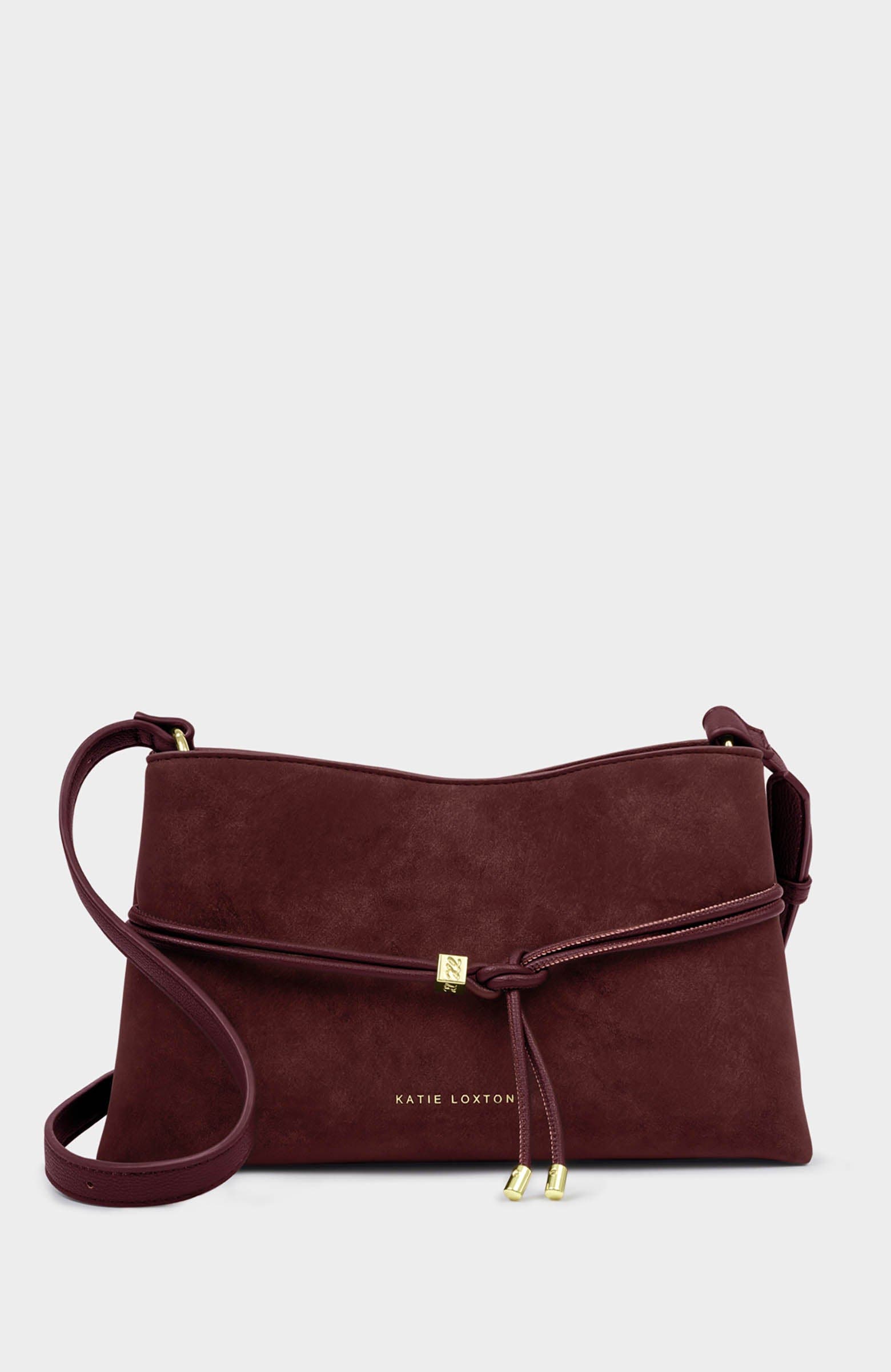 Lori Crossbody Bag, Main, color, Cherry Suedette