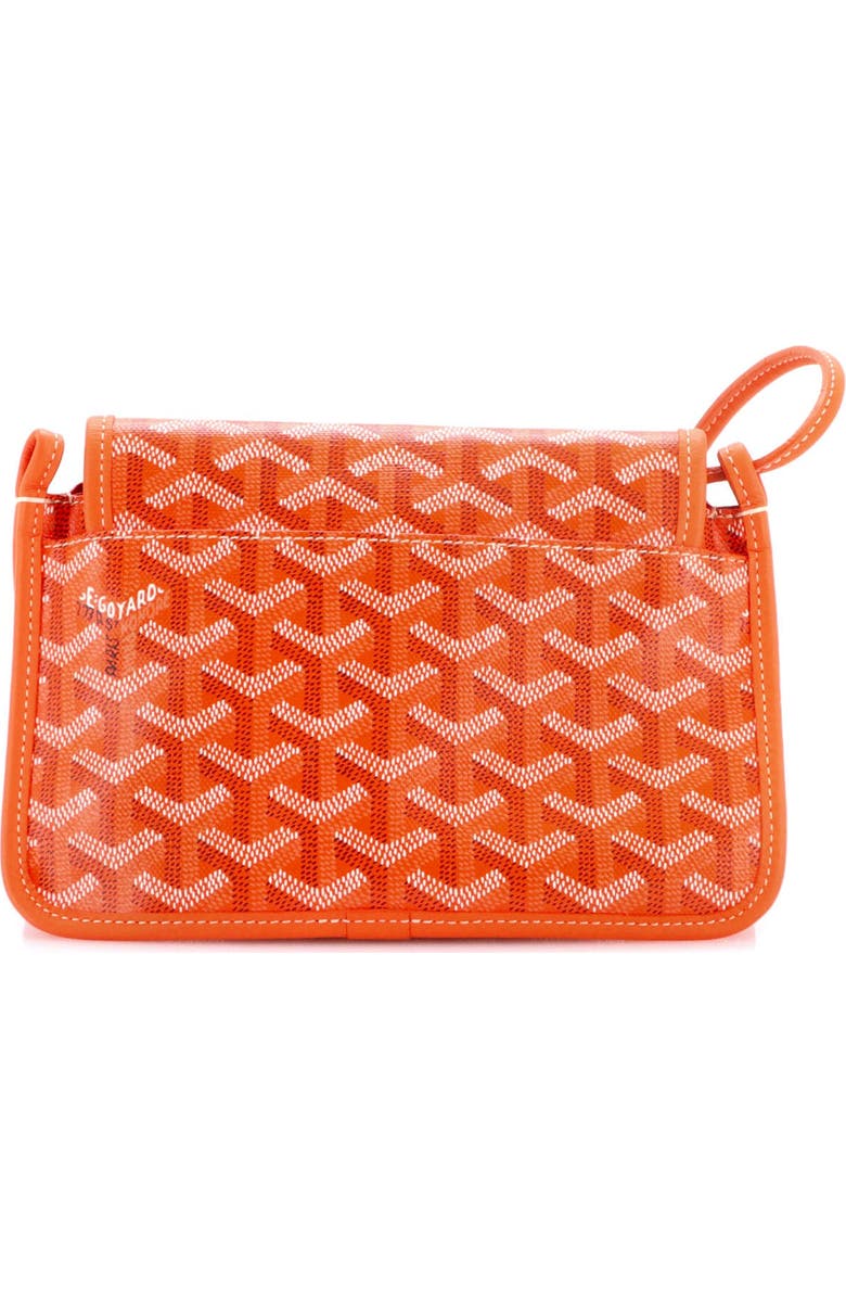 Pre-Owned Goyard Plumet Clutch Wallet Coated Canvas, Alternate, color, Orange