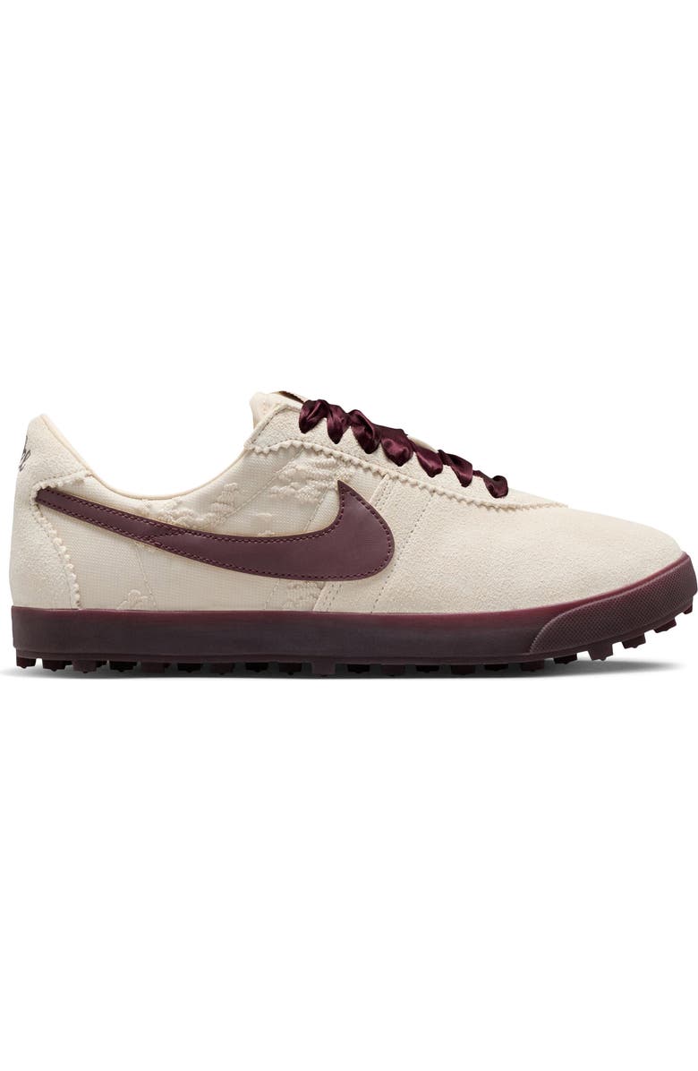 Nike Astrograbber Football Sneaker, Alternate, color, Light Cream/ Burgundy/ Orange