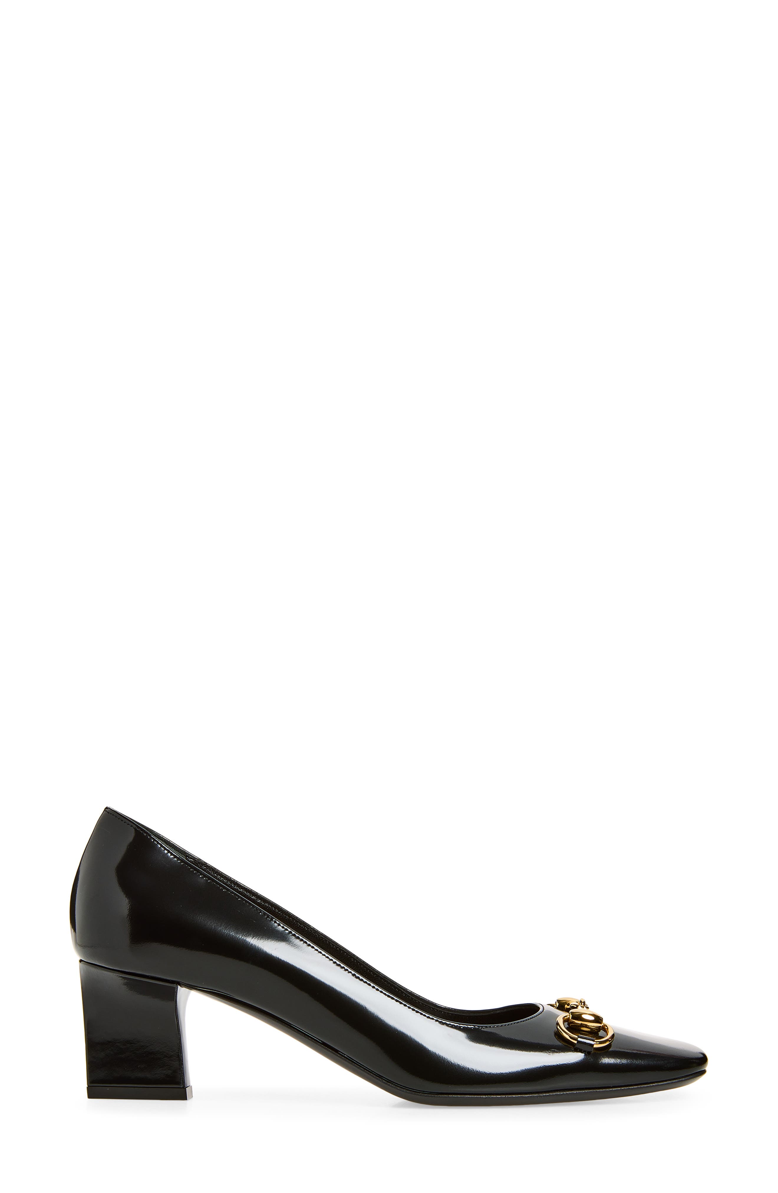 Signora Leather Horsebit Pump, Alternate, color, 1000 NERO