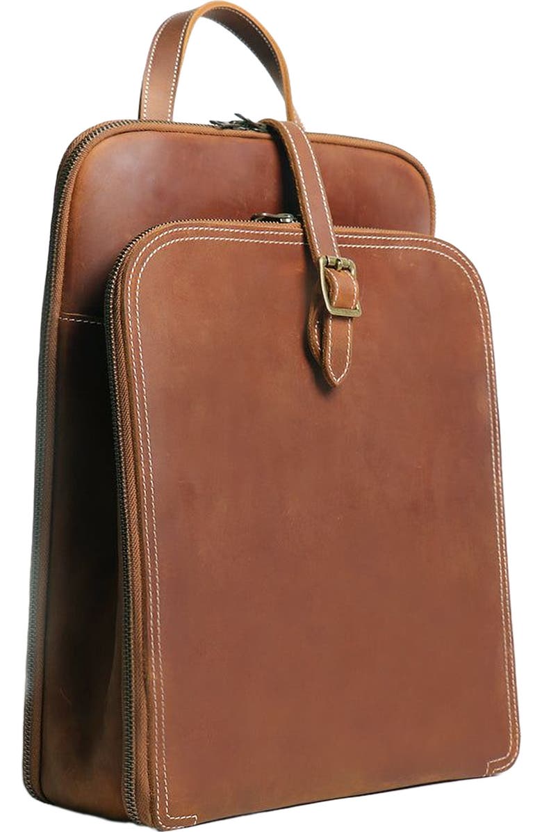 STEEL HORSE LEATHER Sachi Leather Backpack | Small Women's Leather Backpack, Alternate, color, Brown