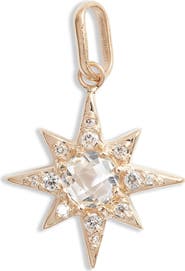 Anzie Starburst Diamond Pendant Charm