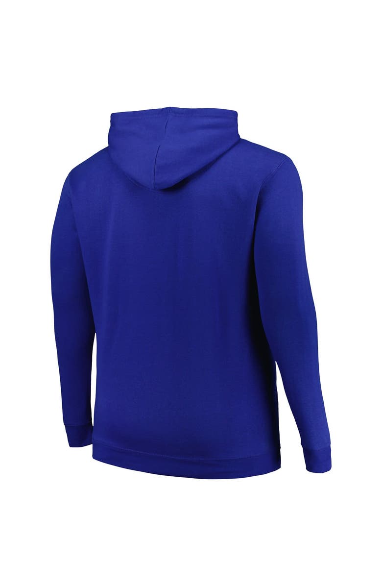 PROFILE Men's Profile Blue Toronto Maple Leafs Big & Tall Arch Over Logo Pullover Hoodie, Alternate, color, Blue