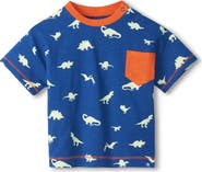 Hatley Kids' Glow in the Dark Dinos Pocket T-Shirt