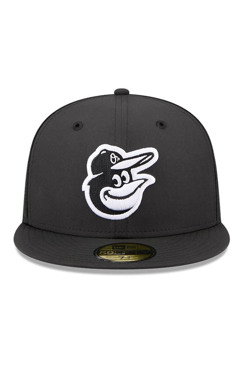 Men's New Era Black Baltimore Orioles 2026 Batting Practice 59FIFTY Fitted Hat, Alternate, color, Black