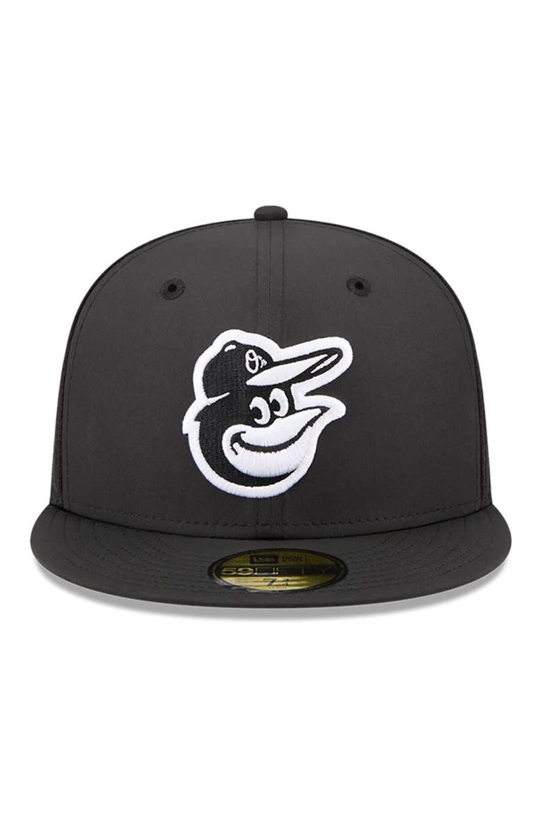 New Era Men's New Era Black Baltimore Orioles 2026 Batting Practice 59FIFTY Fitted Hat, Alternate, color, Black