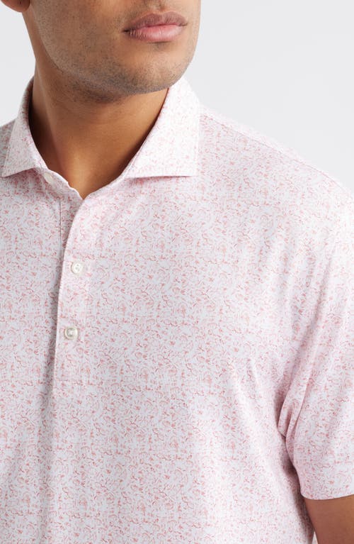 Johnnie-o Boggings Mushroom Print Prep-formance Golf Polo