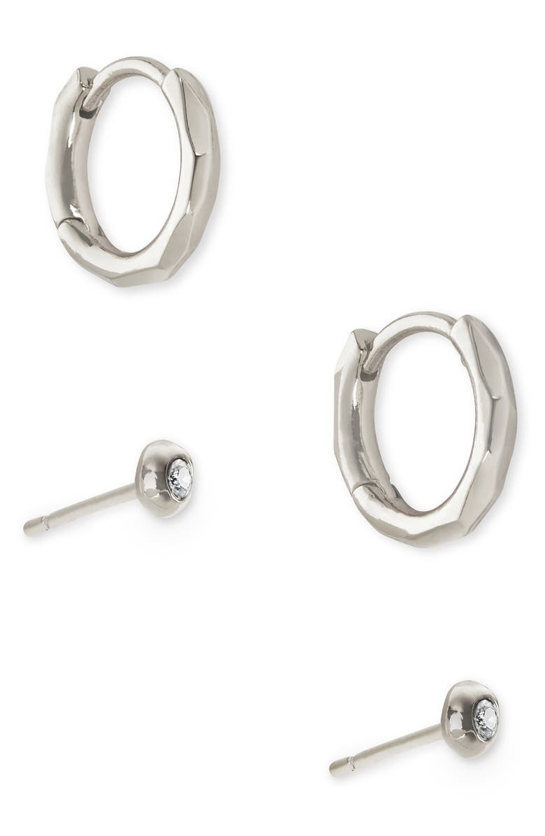 Kendra Scott Addison Set of 2 Hoop & Stud Earrings, Main, color,