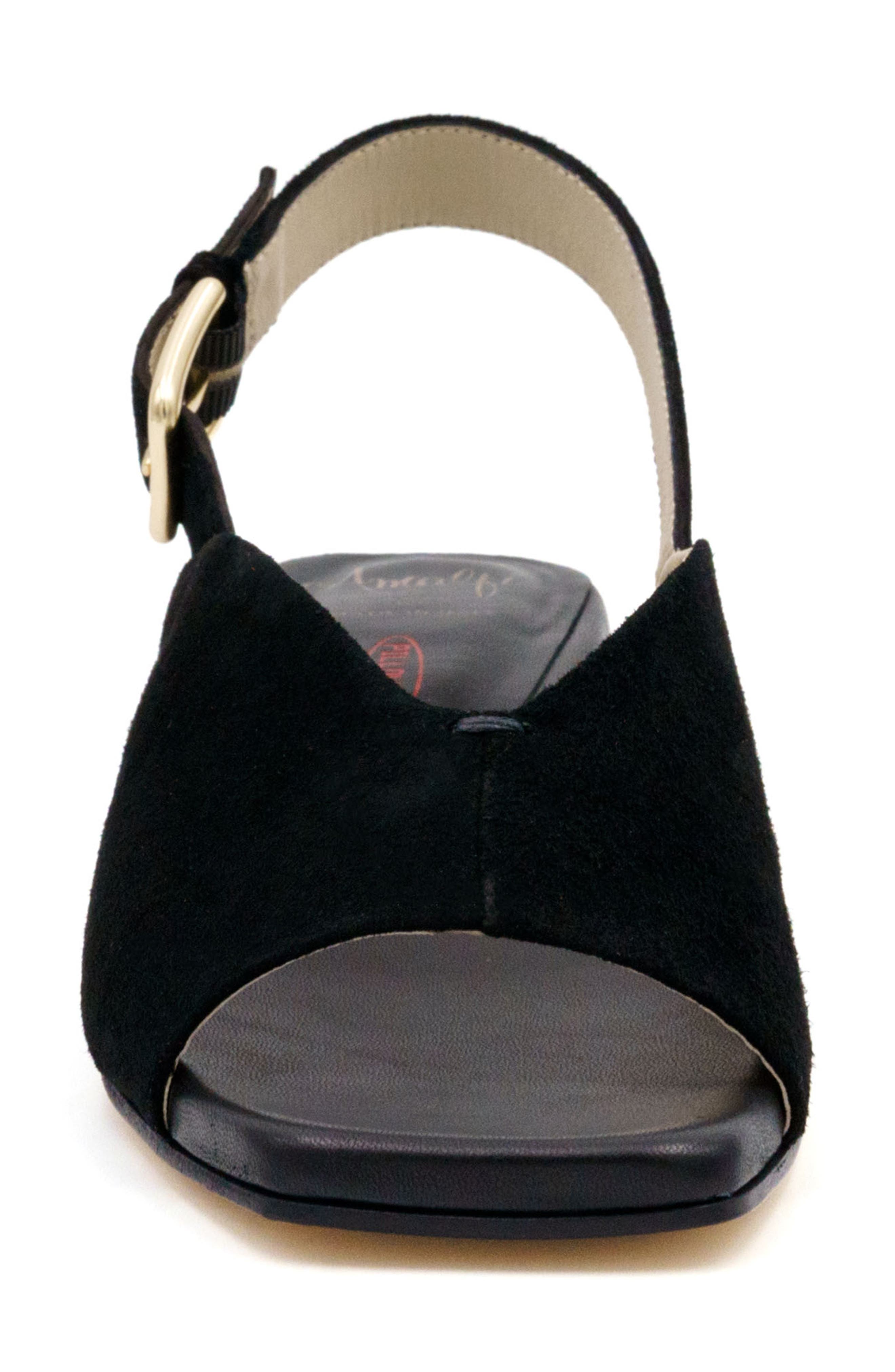 Amalfi by Rangoni Balista Slingback Sandal, Alternate, color, Black Cashmere