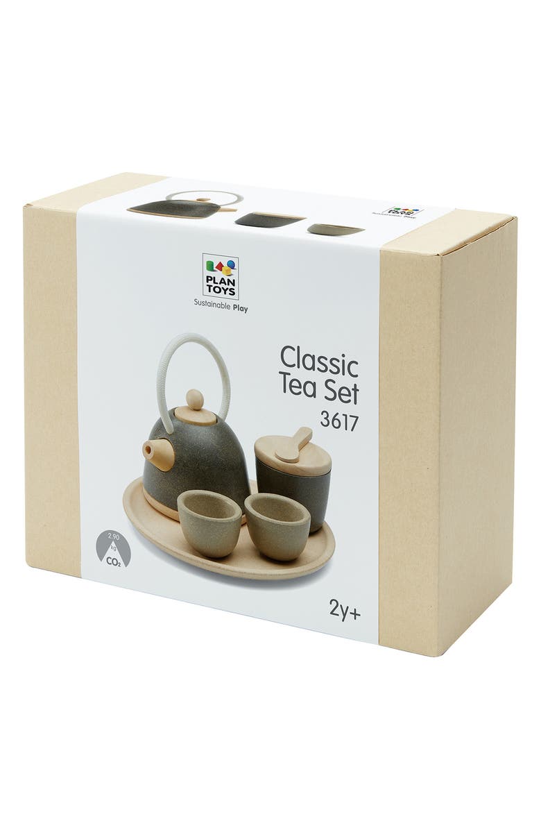 PlanToys<sup>®</sup> Classic Tea Playset, Alternate, color, Gray