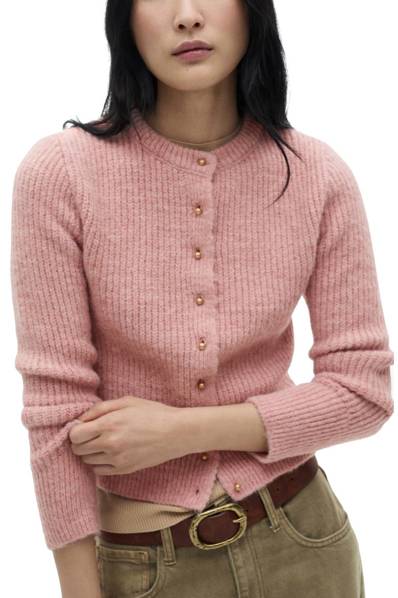Damita Cardigan, Main, color, PALE PINK